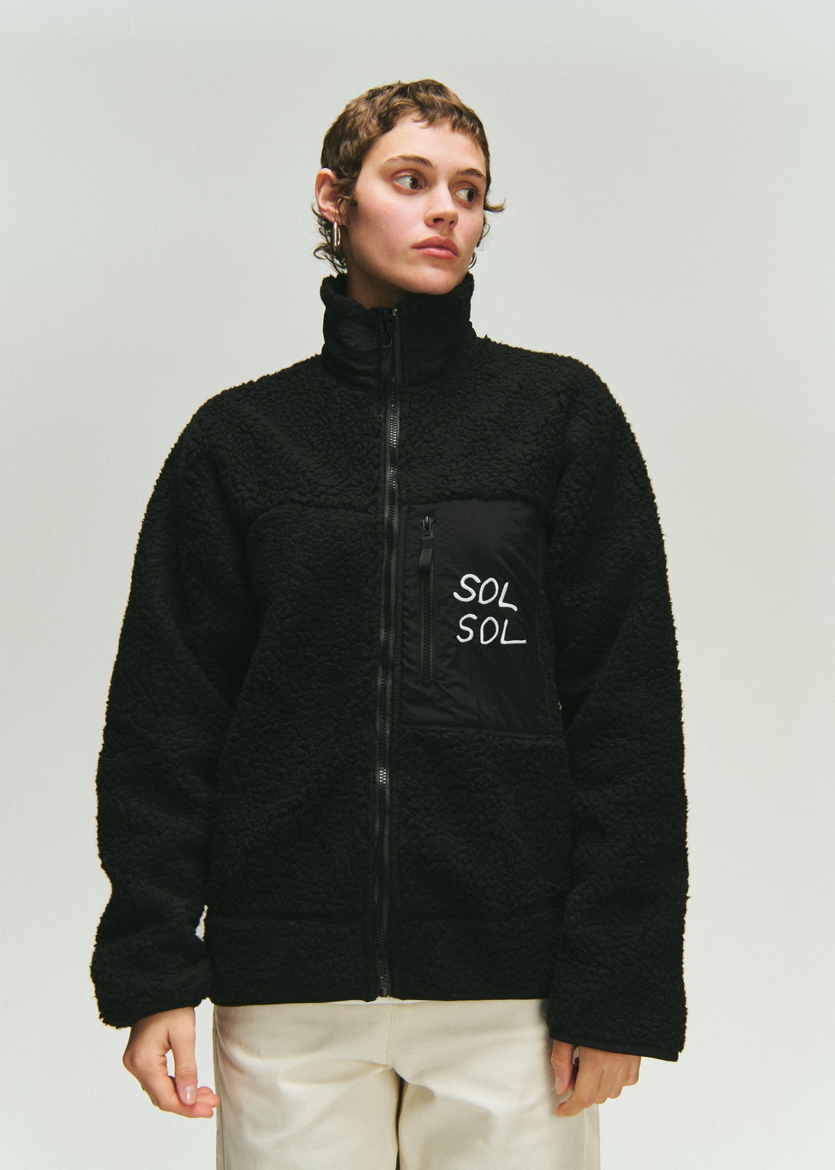 SOL-SOL - Fleece Jacket - Black