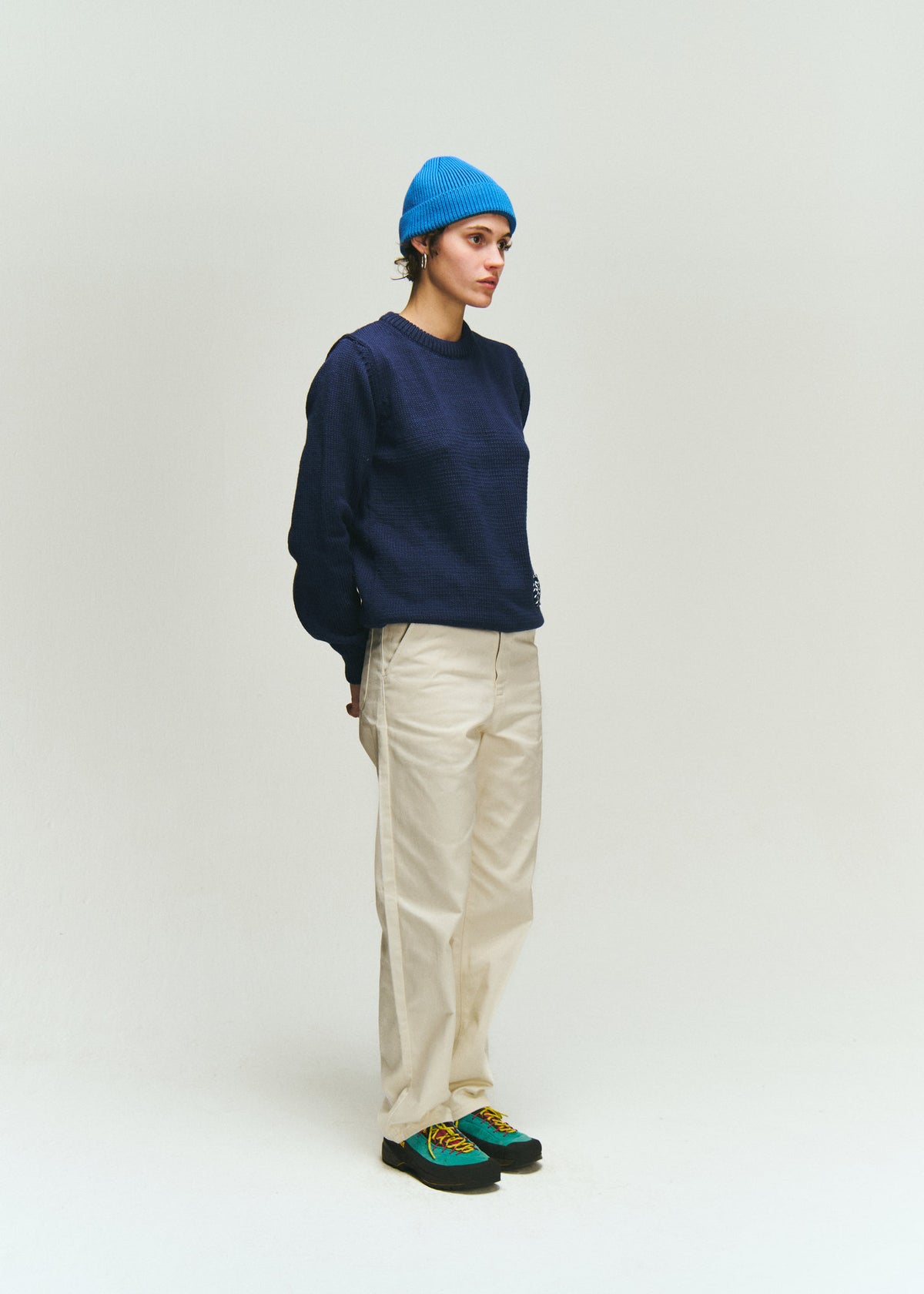 SOL-SOL - Merino Sweater - Dark Blue