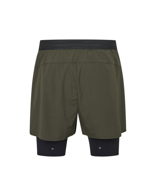 Pas Normal Studios - Balance 2-in-1 Shorts - Dark Olive