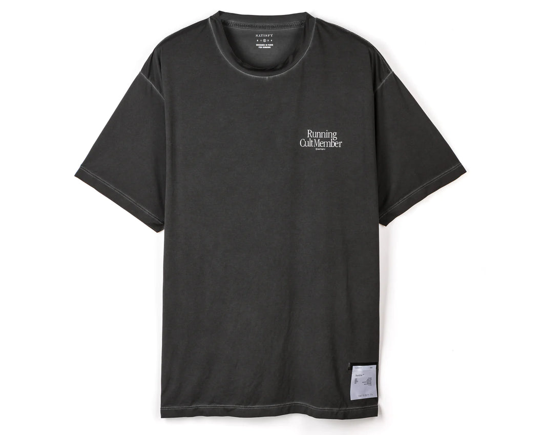 Satisfy - AuraLite™ T-Shirt - Black Pigment