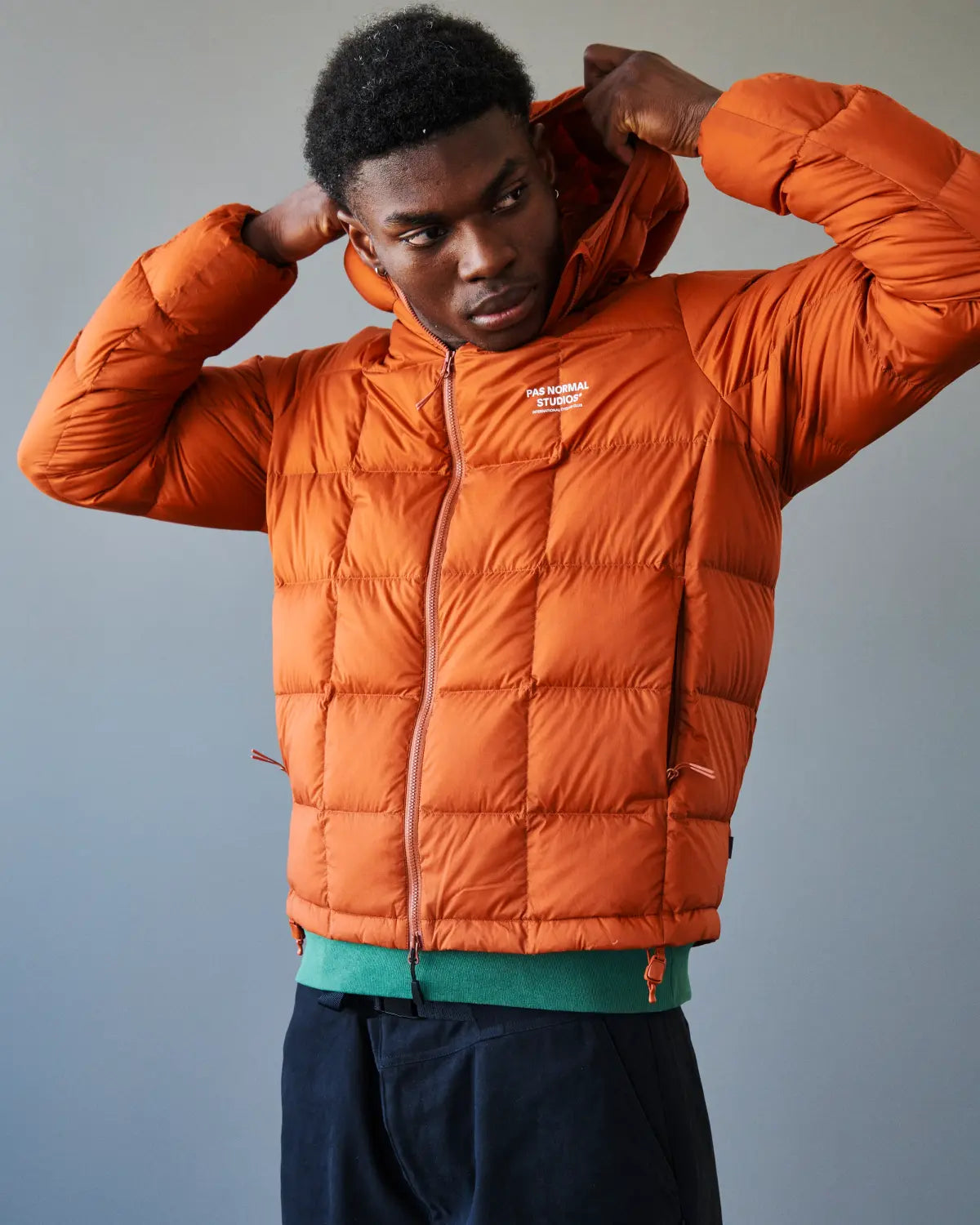 Orange insulated jacket deals