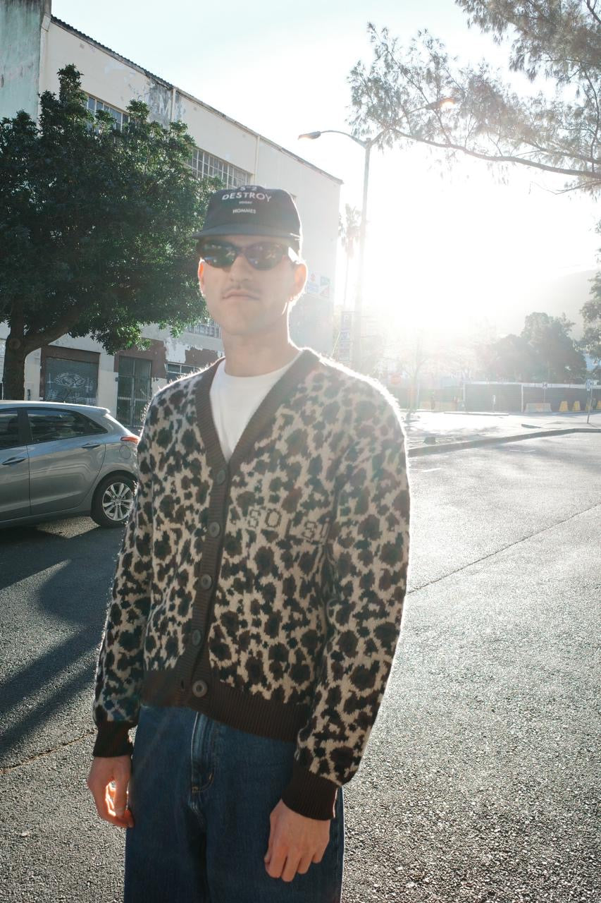 SOL-SOL - Leopard Print Cardigan