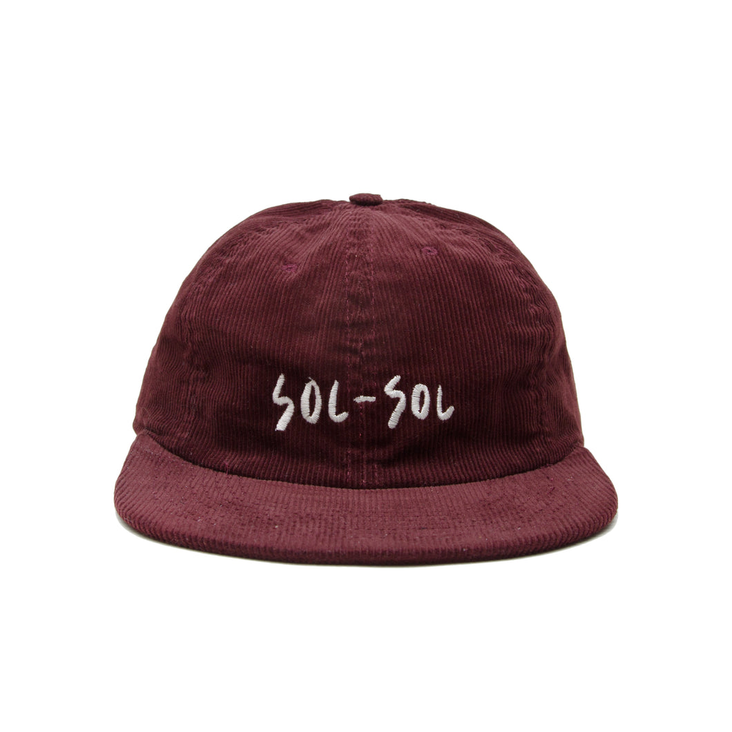 Sol Sol - Corduroy Cap - Burgundy