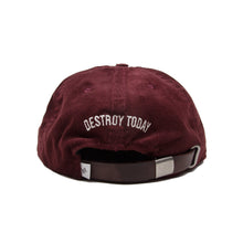 Load image into Gallery viewer, Sol Sol - Corduroy Cap - Burgundy
