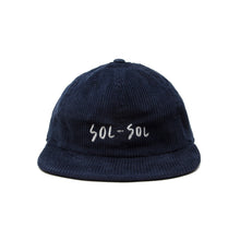 Load image into Gallery viewer, Sol Sol - Corduroy Cap - Navy
