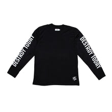 Load image into Gallery viewer, Sol Sol - &#39;Light Work&#39; Long Sleeve T-Shirt - Black
