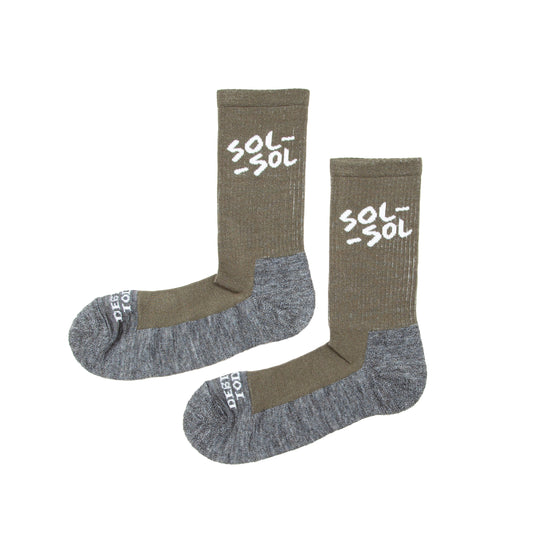 SOL-SOL - Essential Socks - Olive