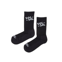 Load image into Gallery viewer, Sol Sol - Essential Socks - Black
