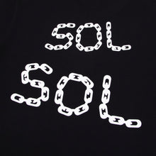 Load image into Gallery viewer, Sol Sol - Butterfly Chain T-Shirt - Black
