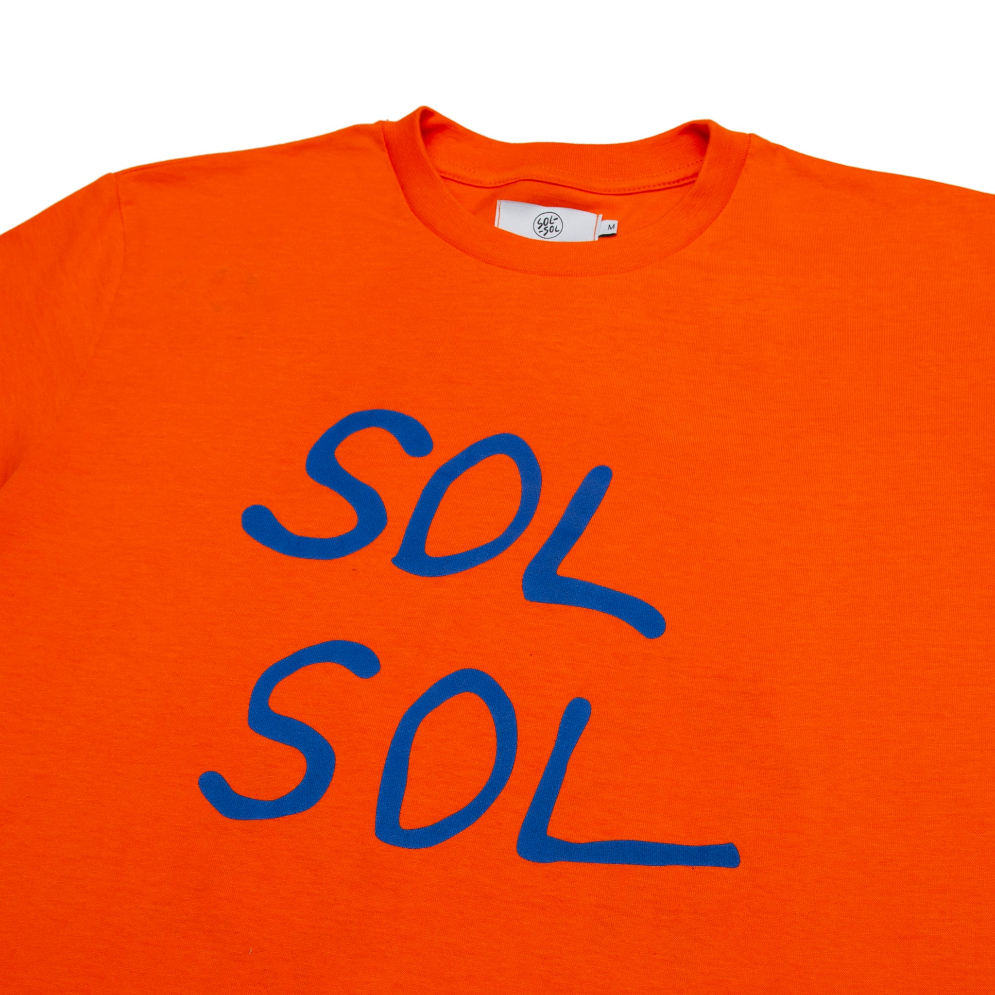 Sol Sol - Star Logo T-Shirt - Orange – Orphan Street Clothing Shop