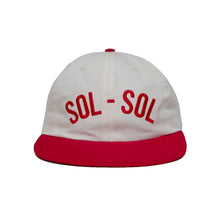 Load image into Gallery viewer, Sol Sol - Two Tone Cap - Red / Off White
