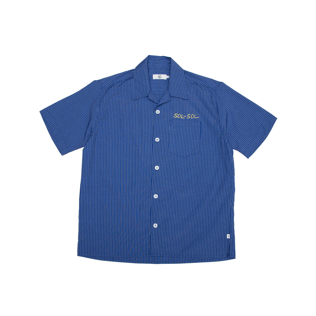 Sol Sol - Bowler Shirt - Blue Stripe