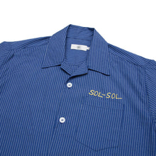 Load image into Gallery viewer, Sol Sol - Bowler Shirt - Blue Stripe
