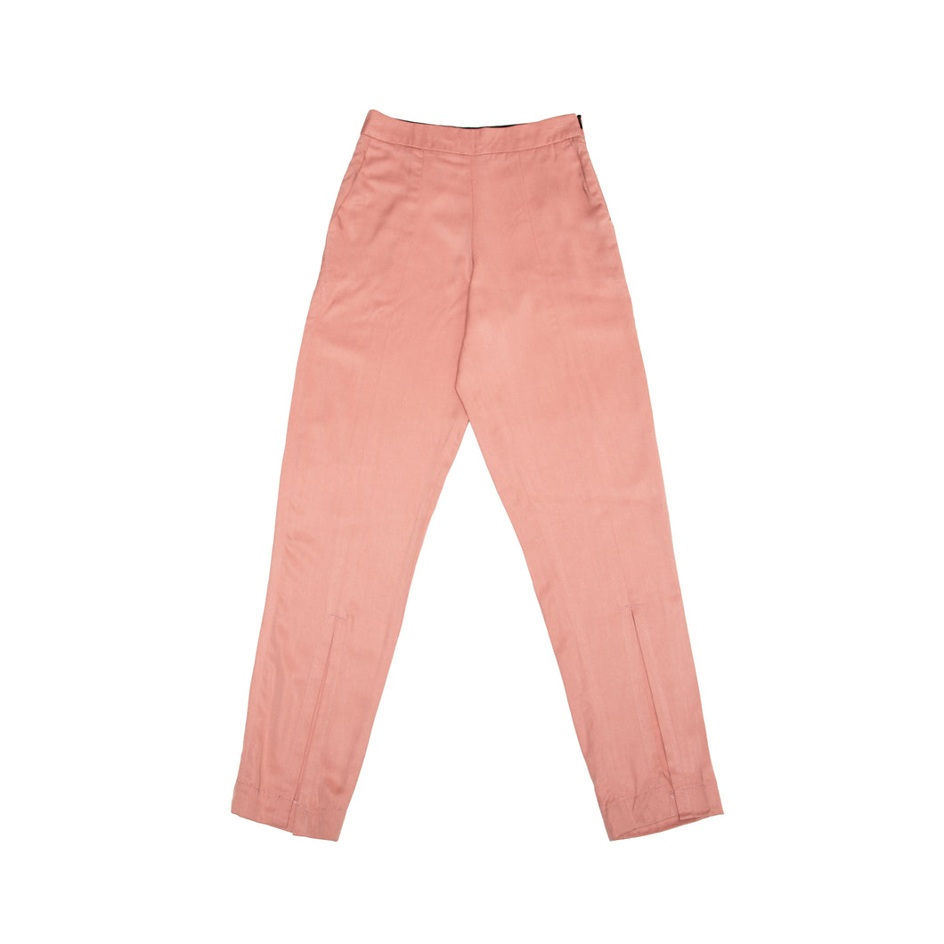 Maylee - Pink Front Slit Pants