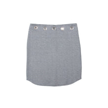 Load image into Gallery viewer, Maylee - Grey Eyelet Skirt
