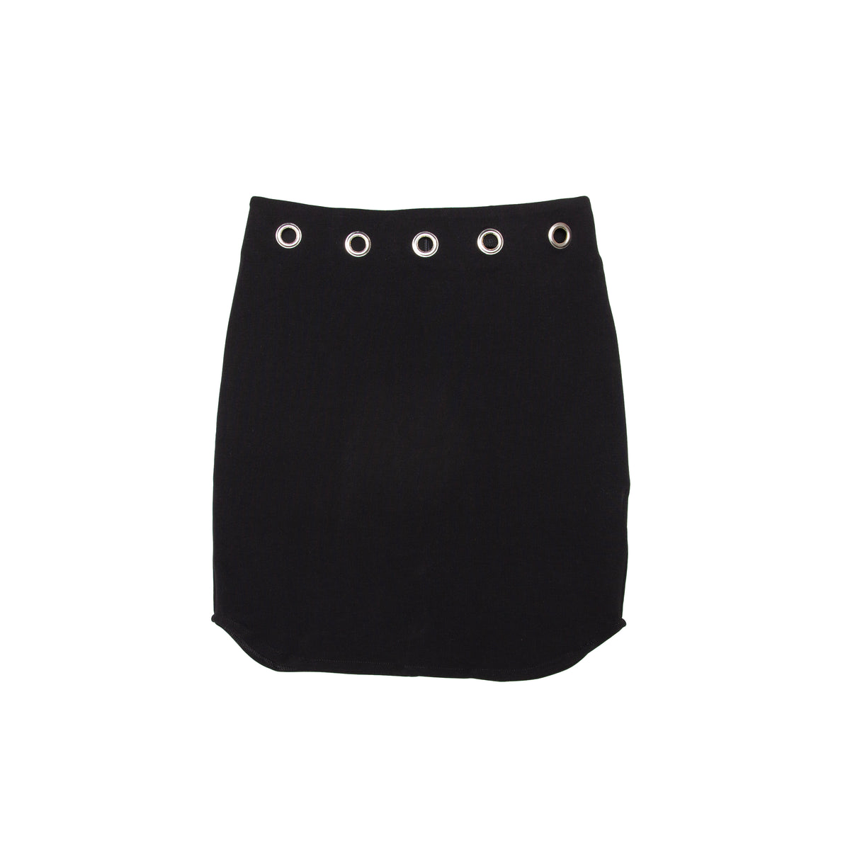 Maylee - Black Eyelet Skirt