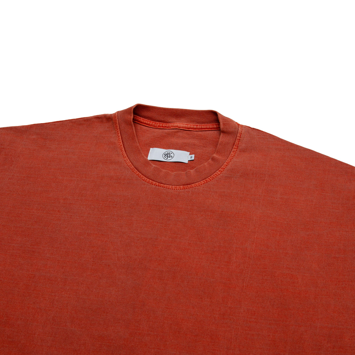 SOL-SOL - Long Sleeve Box T-Shirt - Washed Orange