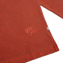 Load image into Gallery viewer, Sol Sol - Long Sleeve Box T-Shirt - Washed Orange
