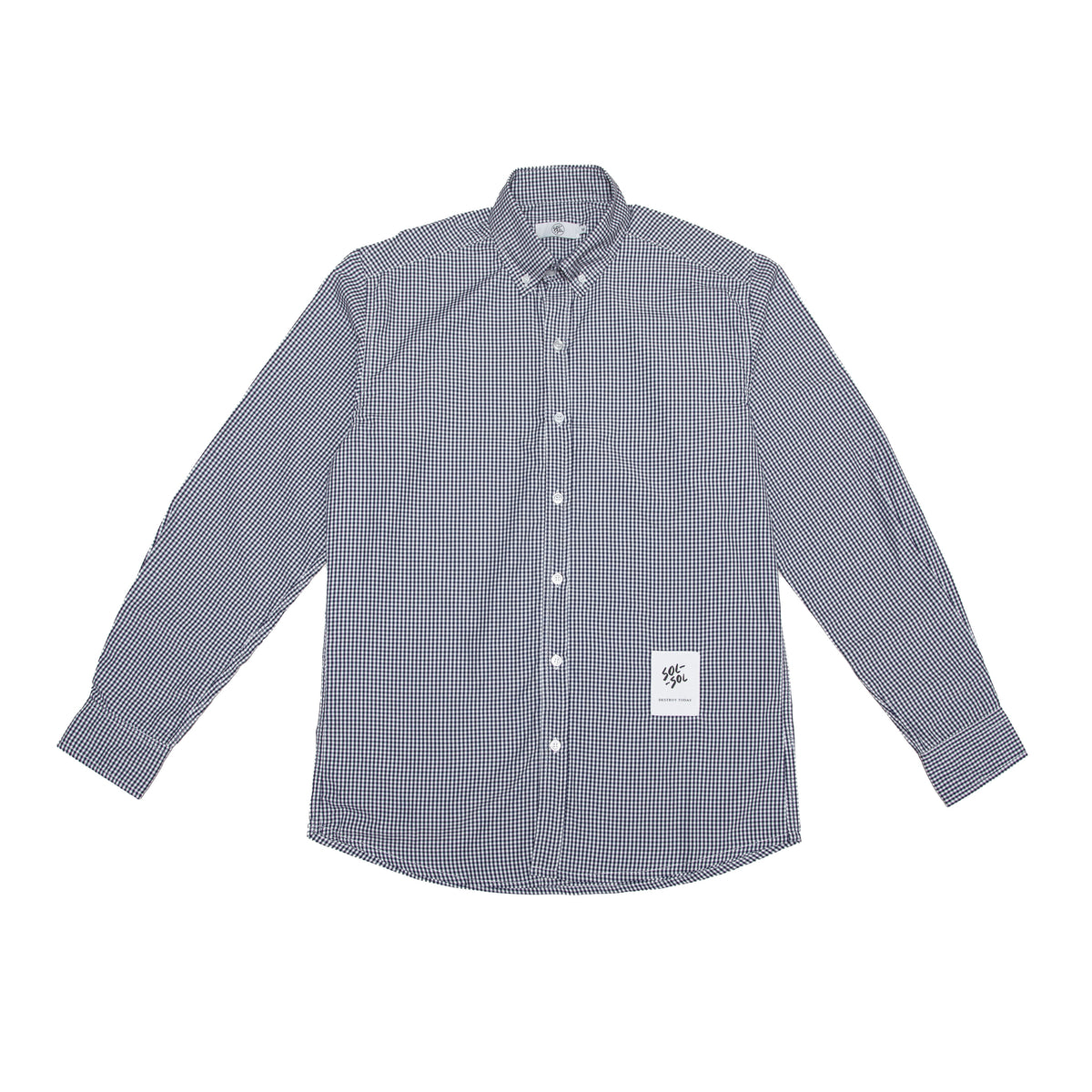 SOL-SOL - Button Shirt - Black Check