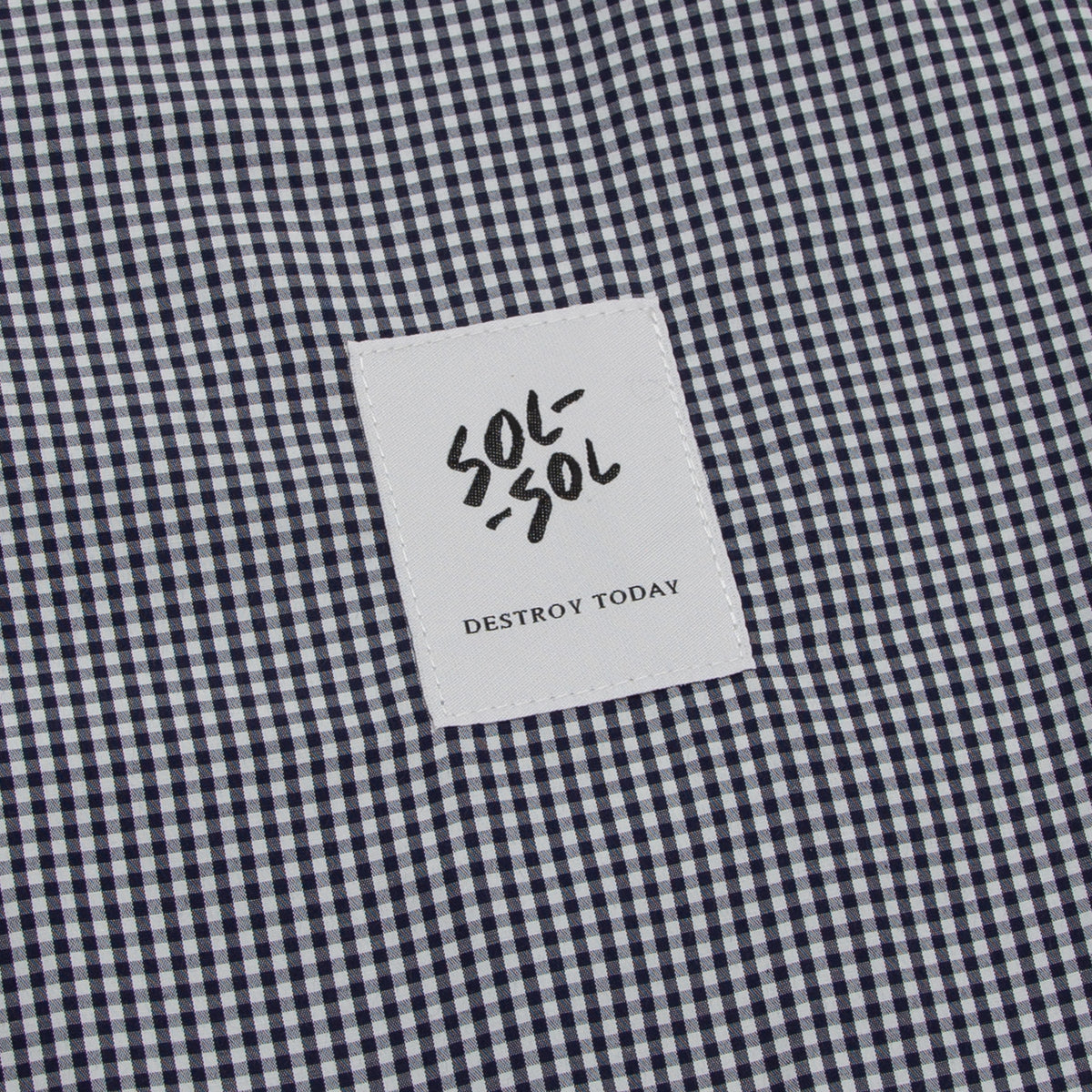 SOL-SOL - Button Shirt - Black Check