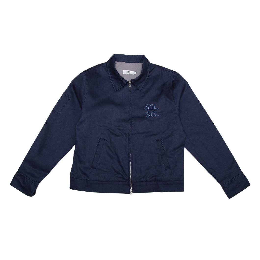 Sol Sol - Coach Jacket - Navy/Navy
