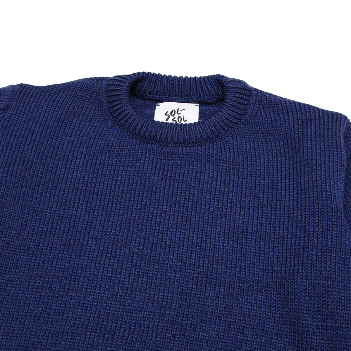 SOL-SOL - Merino Sweater - Dark Blue