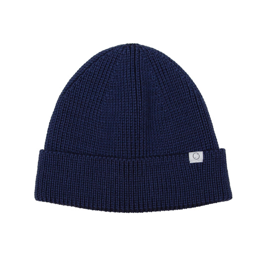 SOL-SOL - Merino Beanie - Dark Blue