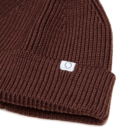 SOL-SOL - Merino Beanie - Chocolate Brown