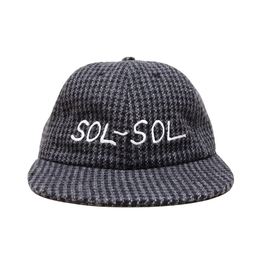 SOL-SOL - Tweed Cap - Dark Blue