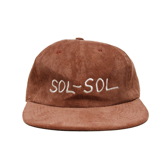 SOL-SOL - Corduroy Cap - Rust