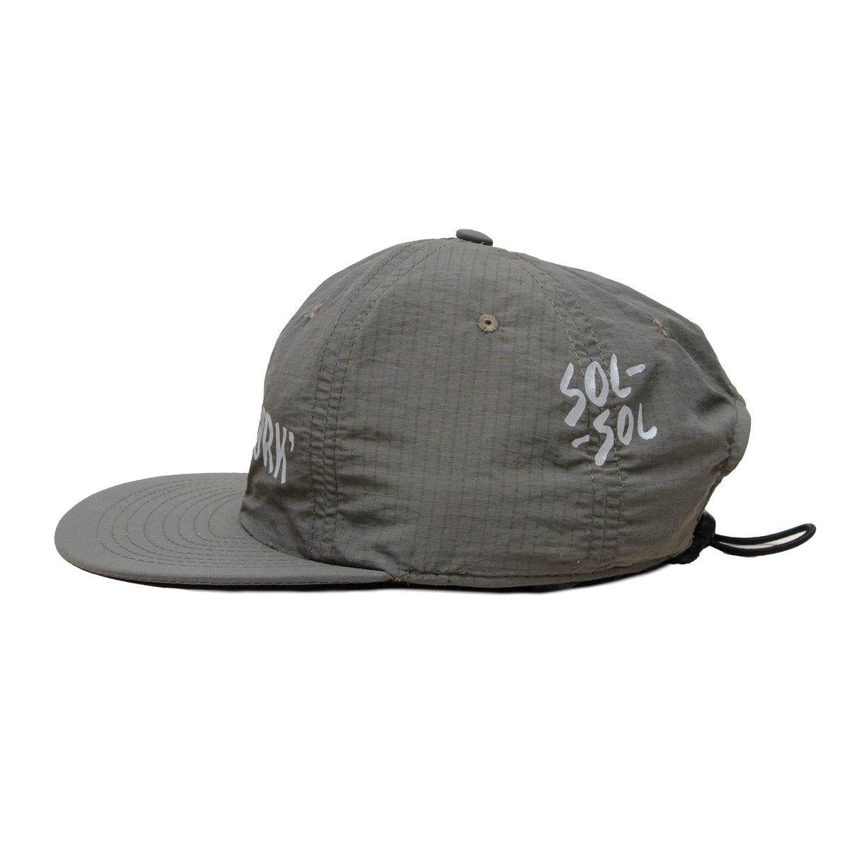 SOL-SOL - 'Light Work' Cap - Light Olive