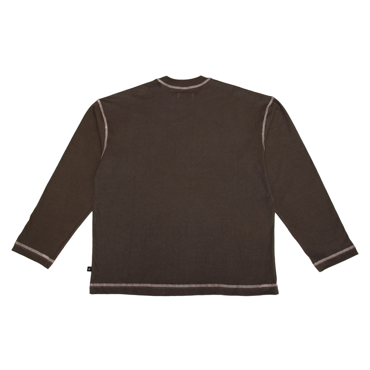 SOL-SOL - Graphic Long Sleeve T-Shirt - Brown