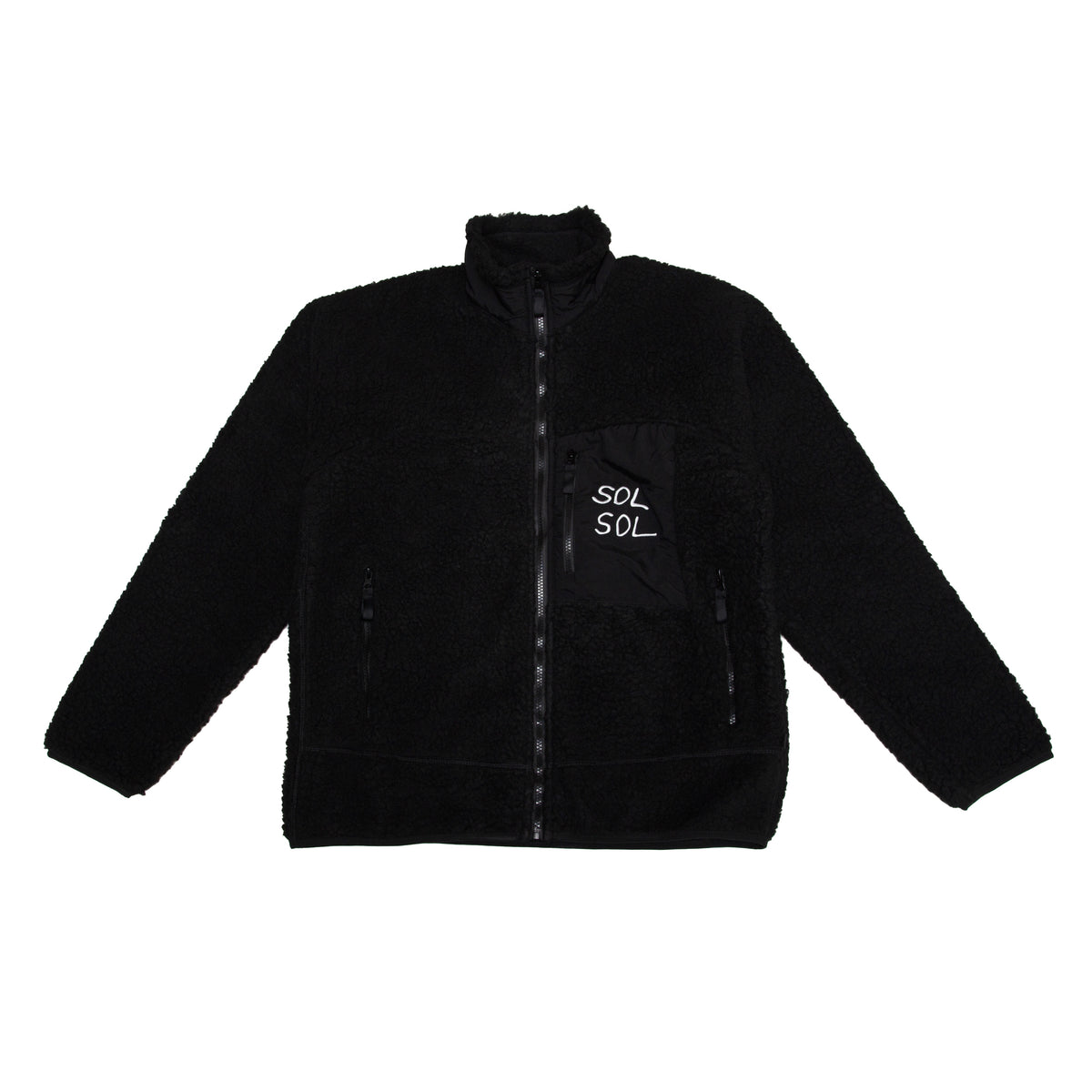 SOL-SOL - Fleece Jacket - Black
