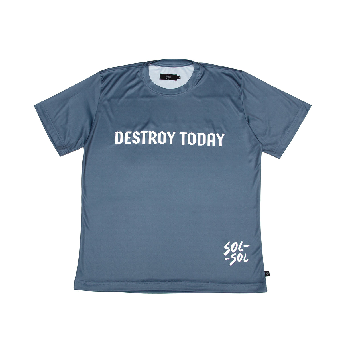 SOL-SOL - 'Light Work' T-Shirt -  Grey