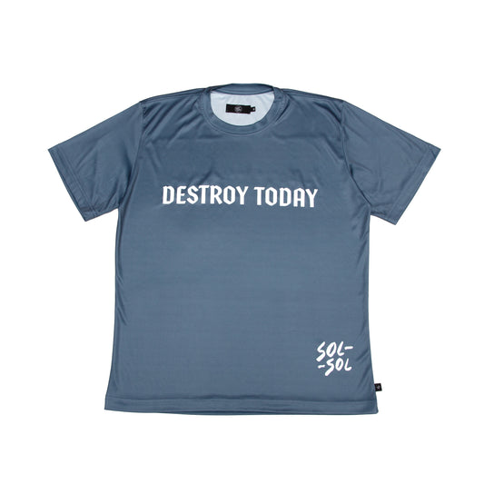 SOL-SOL - 'Light Work' T-Shirt -  Grey