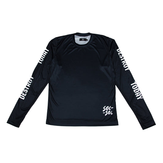 SOL-SOL - 'Run' Long Sleeve T-Shirt - Black