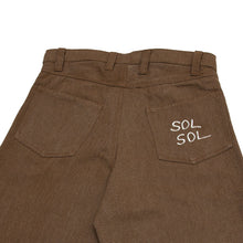 Load image into Gallery viewer, SOL-SOL - Canvas Wide Leg Pants - Brown
