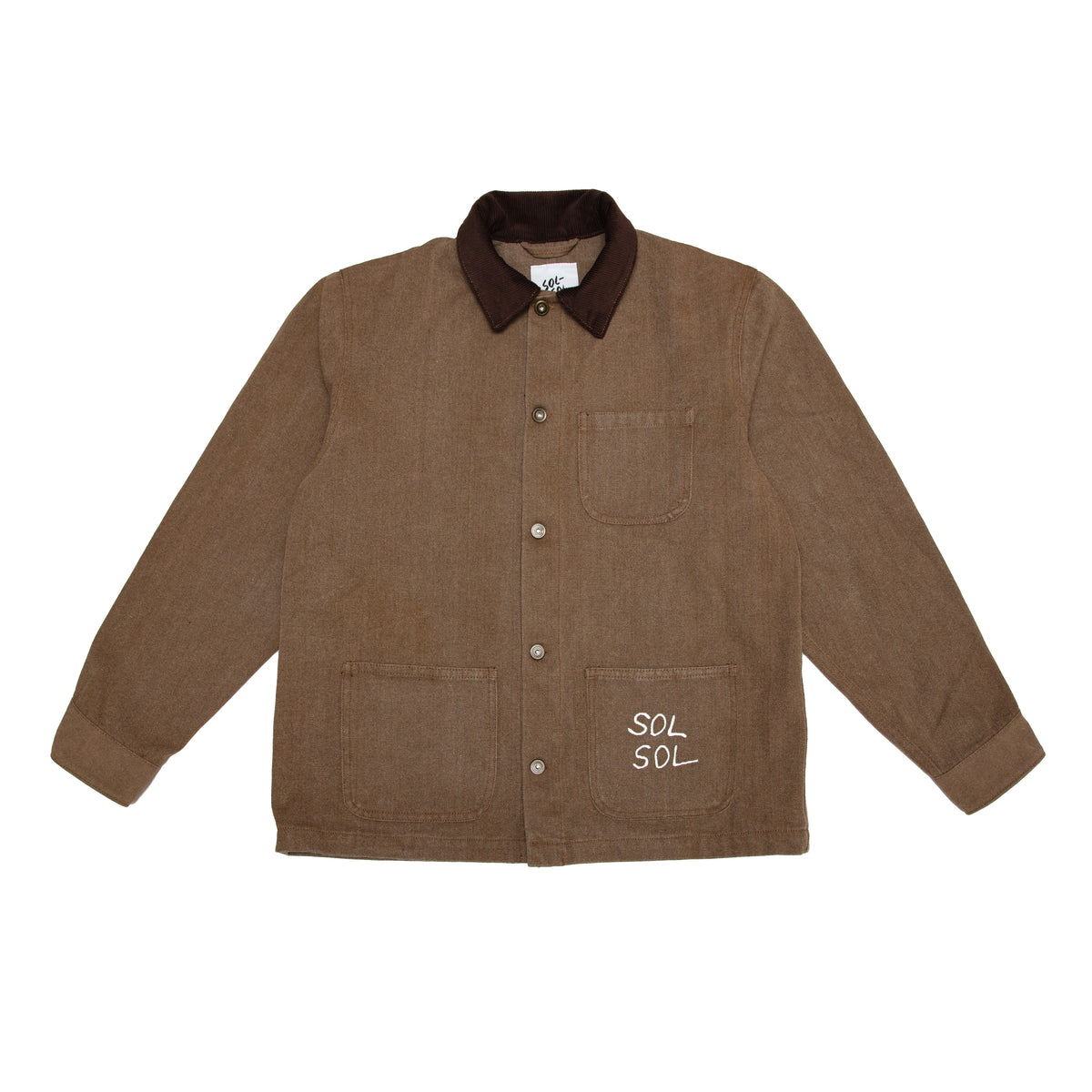 SOL-SOL - Canvas Chore Jacket - Brown