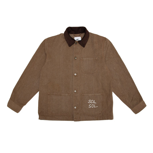 SOL-SOL - Canvas Chore Jacket - Brown