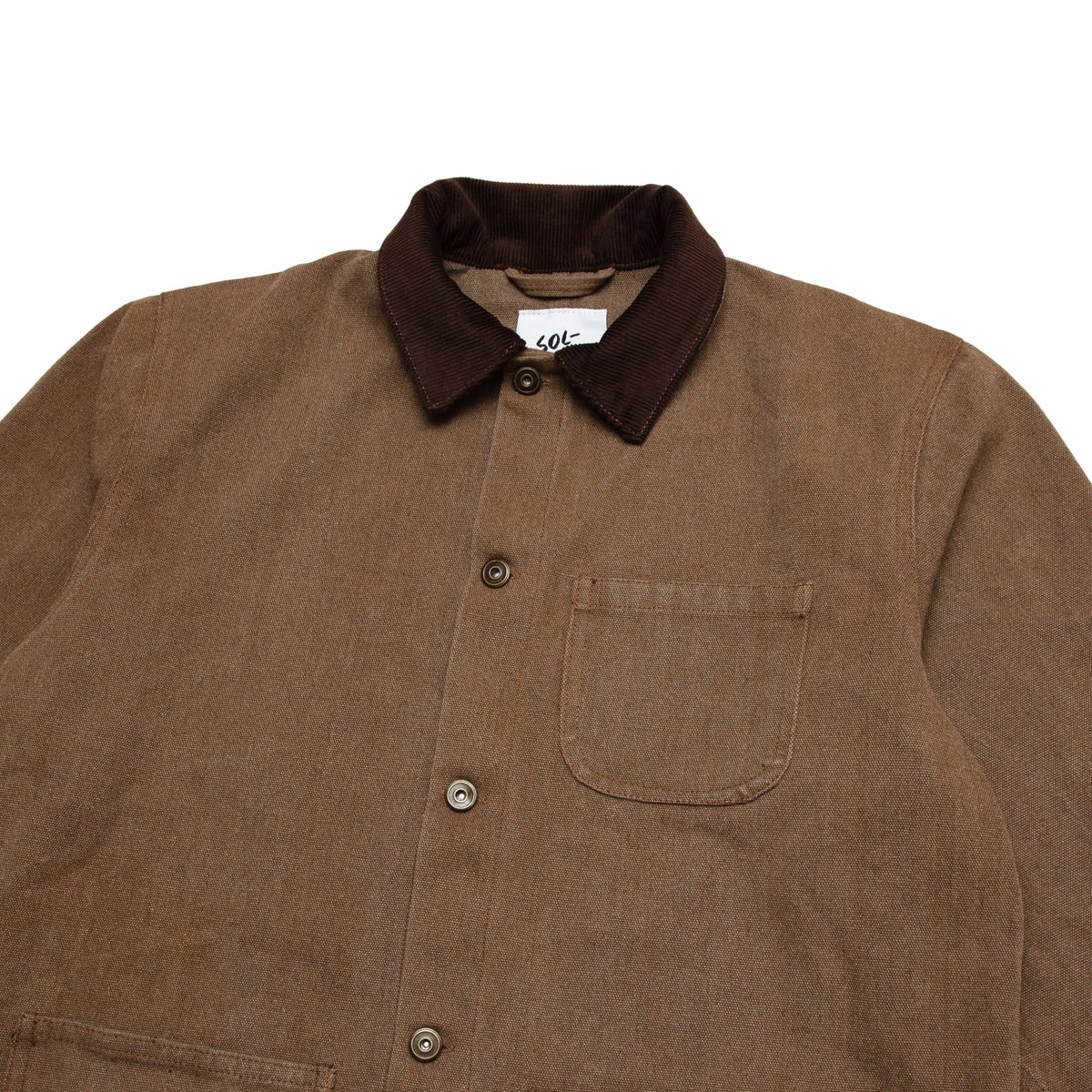 SOL-SOL - Canvas Chore Jacket - Brown