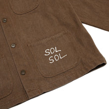 Load image into Gallery viewer, SOL-SOL - Canvas Chore Jacket - Brown
