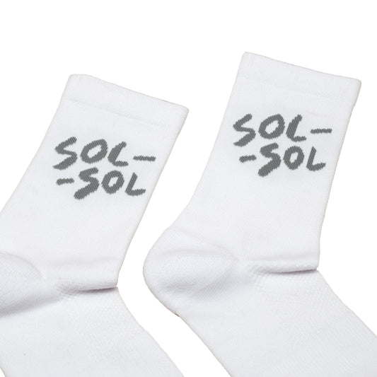 SOL-SOL - Active Socks - White