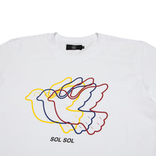 Load image into Gallery viewer, SOL SOL - Three Birds T-Shirt - White
