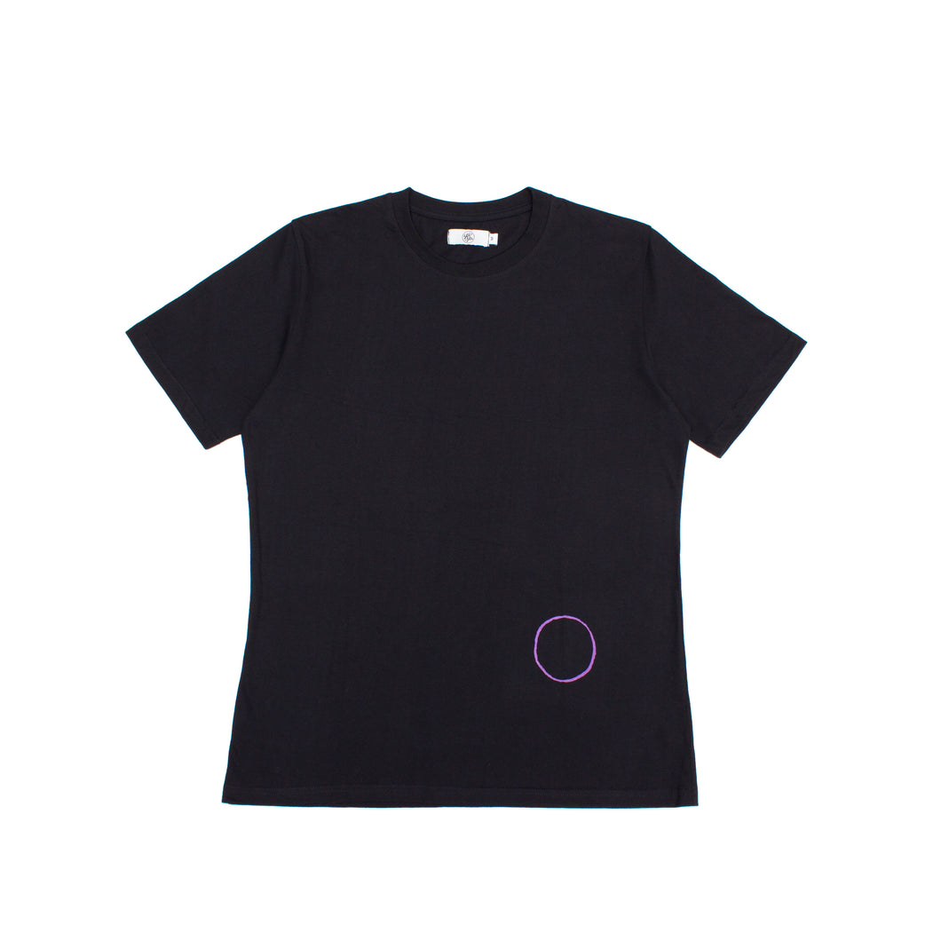 Sol Sol - Jumbled Logo T-Shirt - Black/Purple