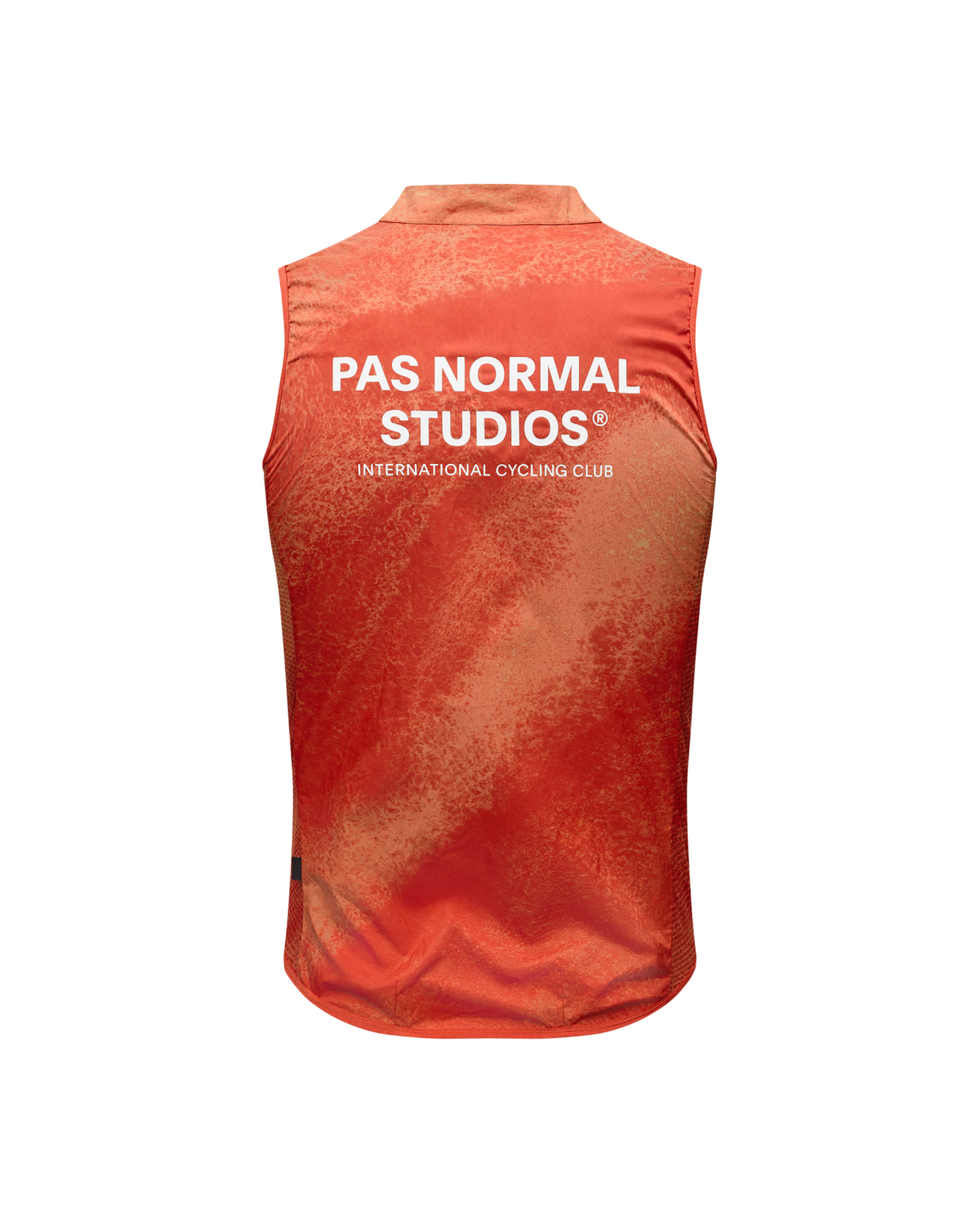 Pas Normal Studios - Stow Away Gilet - AOP Hibiscus Orange