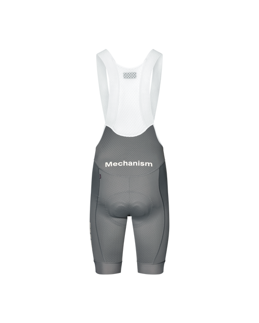 Pas Normal Studios - Mechanism Logo Bibs - Medium Grey