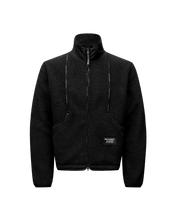 Load image into Gallery viewer, Pas Normal Studios - Off-Race Pile Fleece Jacket - Black
