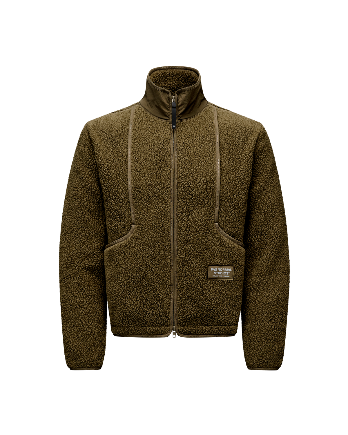 Pas Normal Studios - Off-Race Pile Fleece Jacket - Deep Olive