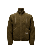 Load image into Gallery viewer, Pas Normal Studios - Off-Race Pile Fleece Jacket - Deep Olive
