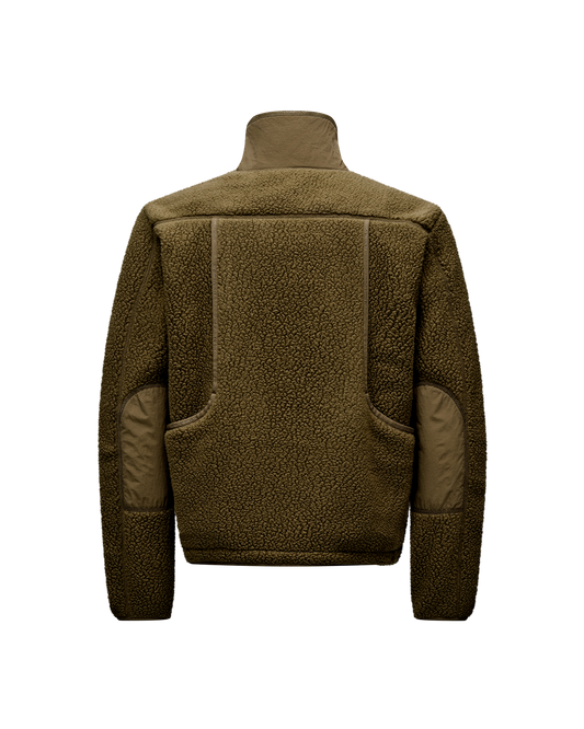 Pas Normal Studios - Off-Race Pile Fleece Jacket - Deep Olive